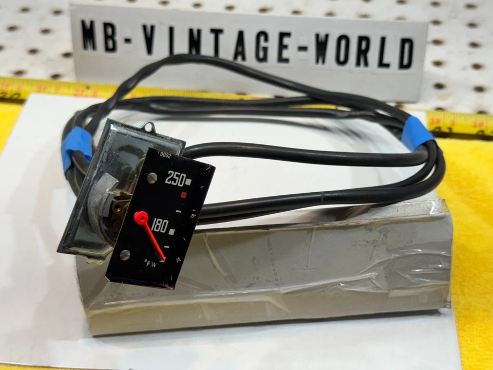 Mercedes VDO OEM 59-68 W110, W112, W111 sedanes 4D SOLO FUNCIONA temperatura calibre 1 Foto 2 de 4