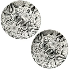 NEW Grace Teaware 6” Plate Poison Death Moth Spider Snake Beetle Halloween