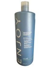 Enjoy Sulfate Free Volumizing Shampoo 33.8 Fl Oz New