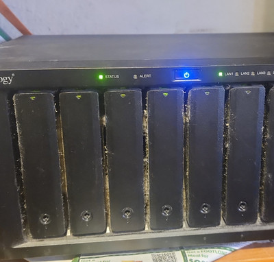 Synology DiskStation DS1819+ 8-Bay Desktop NAS Enclosure, Hot Swap, Black