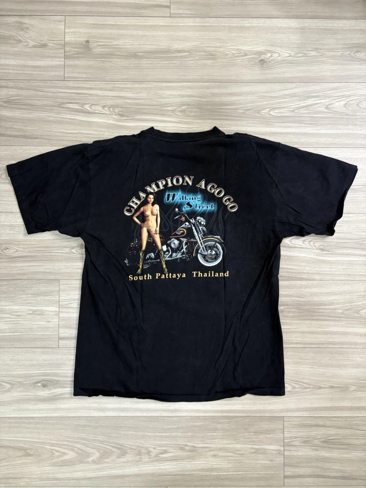 Camiseta de motociclista Flame Eagle vintage talla XL Foto 4 de 4