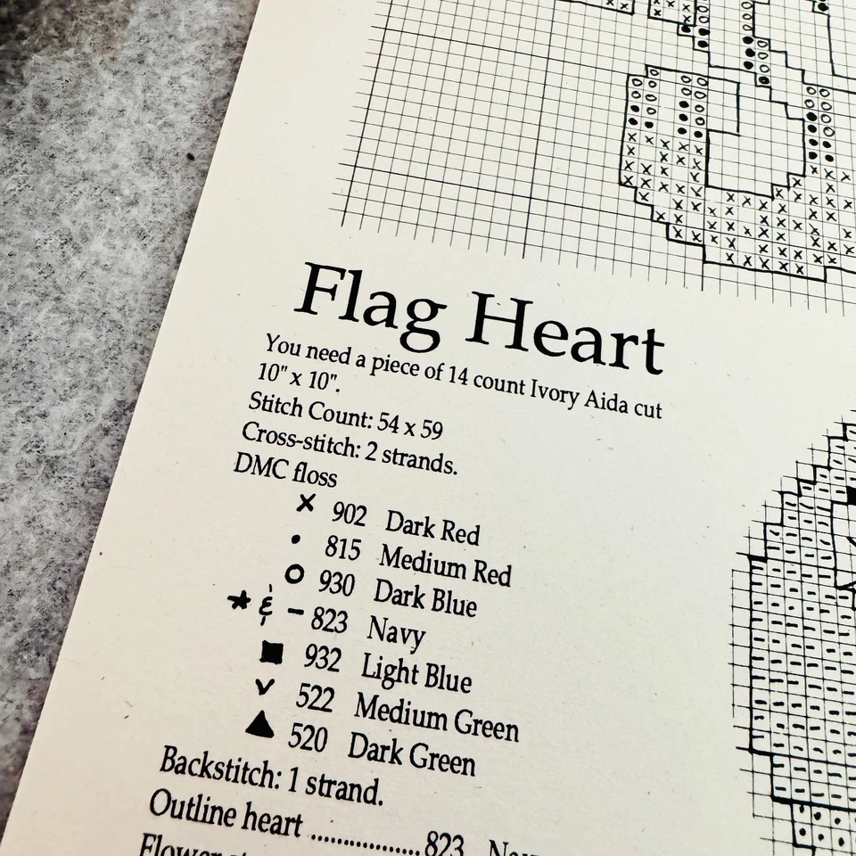 Shepherds Bush AMERICANA FOLIO Cross Stitch Pattern Chart Patriotic - Image 4 of 4