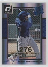 2014 Donruss Rated Rookie Gold Career Stat Line 226/276 Erisbel Arruebarrena 0af