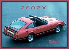 1980 Datsun 280zx T Tops Toolbox - Refrigerator Magnet 42 Mil