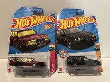 (B2)Hot Wheels Volvo 850 Estate Black 140/250 & 240 Drift Wagon 232/250 (2) Lot