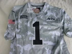 NWT Nike youth football jersey, L, NY Jets, #1, Gardner, Salute to Service, camo