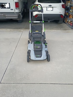 NEW Ego Self-propelled Mower, Battery and Charger Never Used