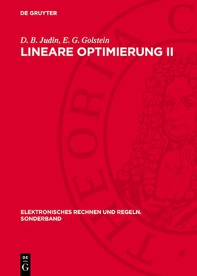 Lineare Optimierung II by D.B. Judin (German) Hardcover Book