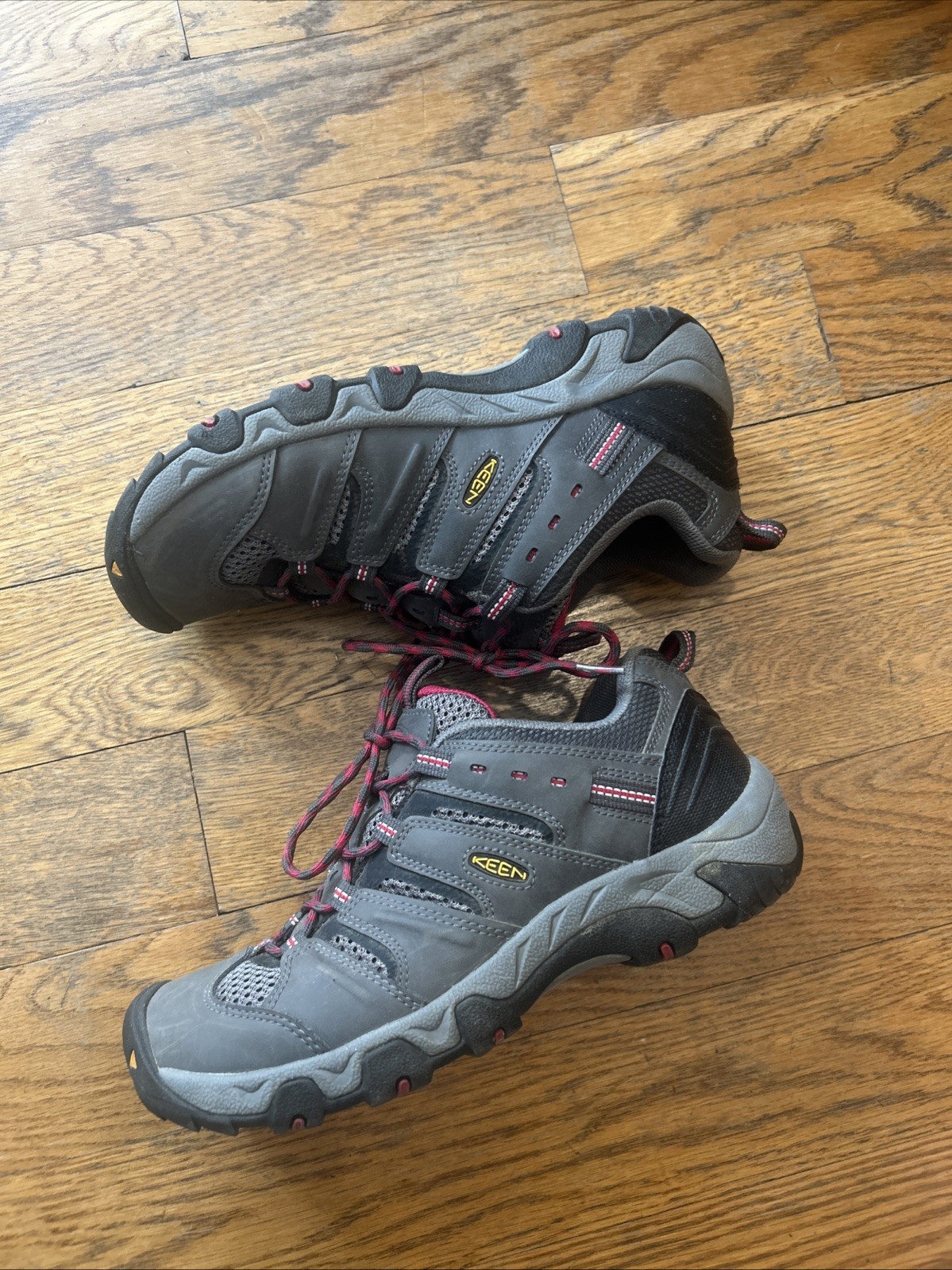 Scarpe da trekking Keen Koven Oakridge DONNA grigio rosa stringate TAGLIA 9