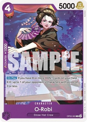 O-Robi - Normal OP05-063 Starter Deck 18: PURPLE Monkey.D.Luffy NM