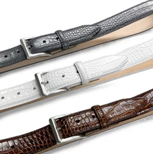 Grove Dress Belt Genuine Full-Grain Cowhide Leather Casual Belt 1-3/8" Wide