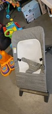 Baby Delight Alpine Deluxe Portable Bouncer - Charcoal Tweed