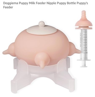 Doggiema Bubble Milk Bowl Puppy Feeder Nursing Station 150ml Milk Replacer