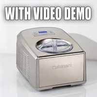 Cuisinart Professional Gelato, Sorbet and Ice Cream Maker, ICE100BCU 1.5L Frozen