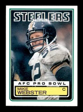 1983 Topps #368 Mike Webster  NM+ X3290826
