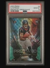 CJ STROUD - 2023 Panini PRIZM PRIZMATIC GREEN WAVE PRIZM RC #6 - GEM PSA 10