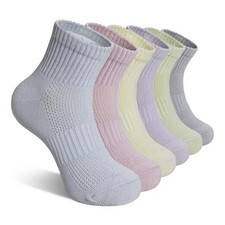 Kids Ankle Socks Boys Girls Youth Teen Athletic Short 9-12 Years Candy Color