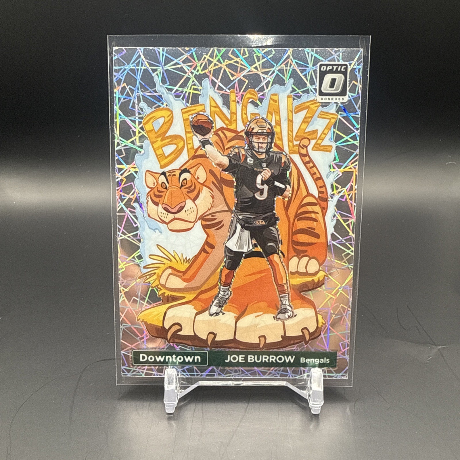 Joe Burrow 2023 Panini Donruss Optic Downtown D-4 Cincinnati Bengals