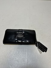 Loungefly Star Wars Darth Vader Zip Around Card Holder Black Money Wallet 8"x4"