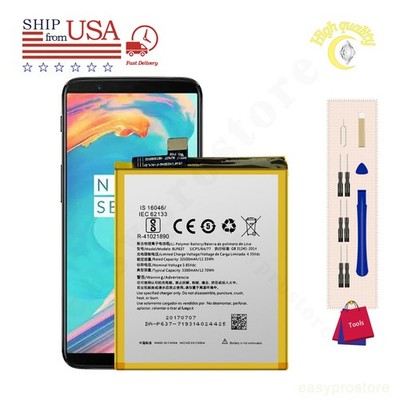 For OnePlus 5/5T A5000 A5010 Replacement Battery BLP637 Tools
