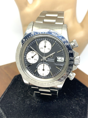 Tudor Men's Watch 79180 Big Block Vintage 1990'S Swiss Automatic