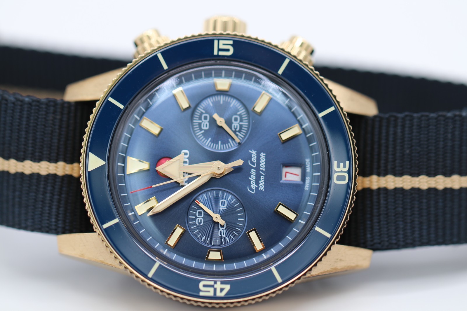 Rado Captain Cook Chronograph Automatic Blue Dial… - image 3