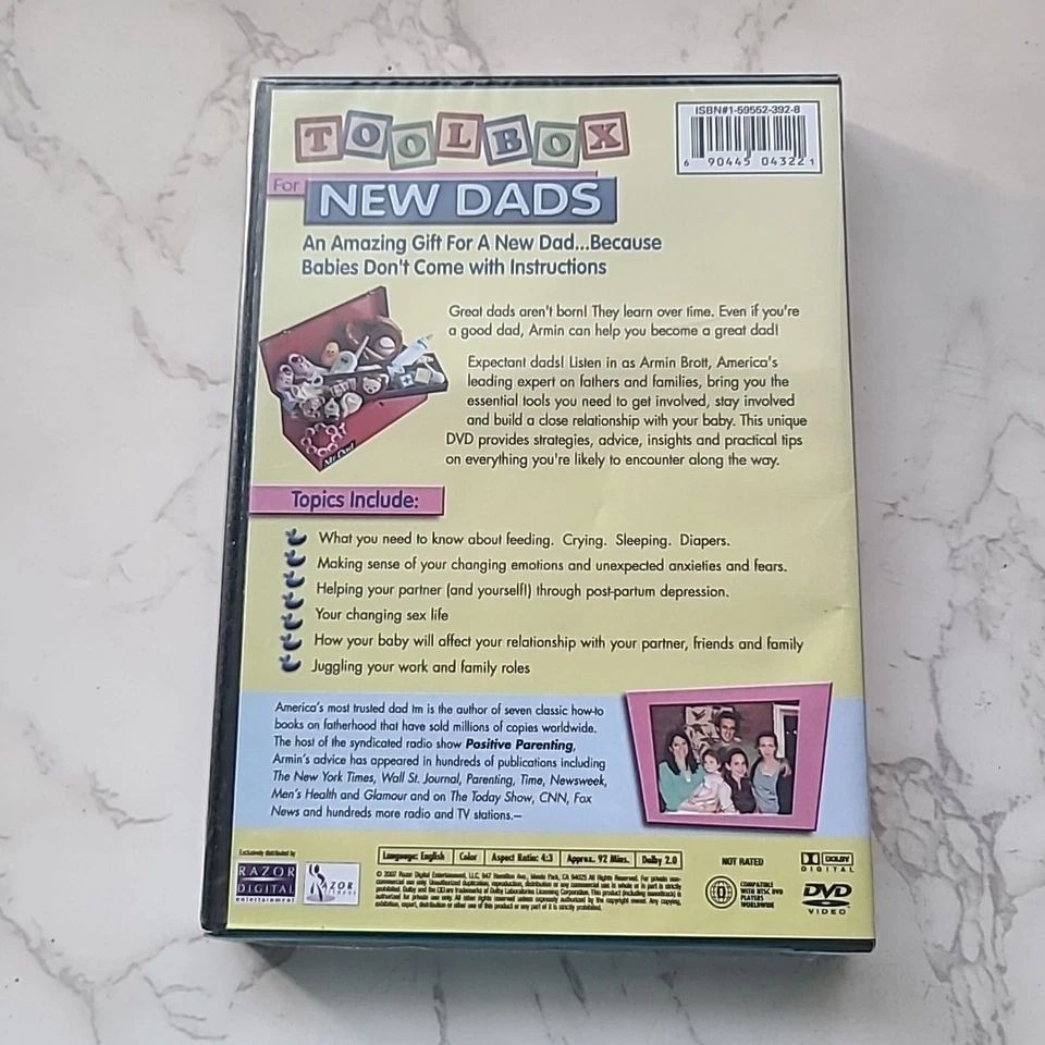 Toolbox For New Dads NEW DVD 2007 Guide For Expectant Father, Armin Brott  - Image 2 of 4