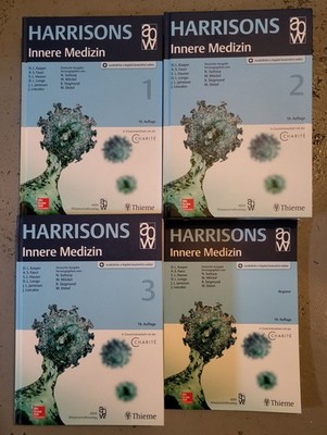 Harrisons Innere Medizin, 3 Bände, Deutsch, 19. Auflage,  mit Registerband