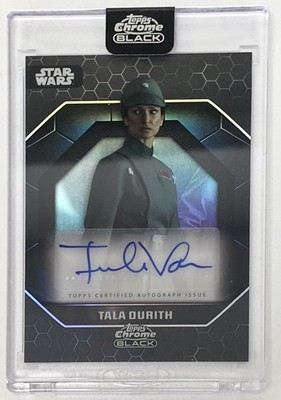 2024 Topps Chrome Black Star Wars #ALS-IV Indira Varma Tala Durith Autograph