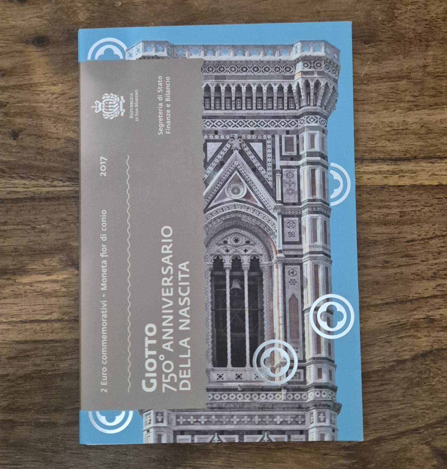 2017 San Marino 2 euro Giotto di Bondone in blister