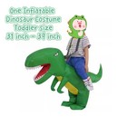 Inflatable Dinosaur Halloween Cosplay Costume Toddler Size New W/Fan 3T-5T