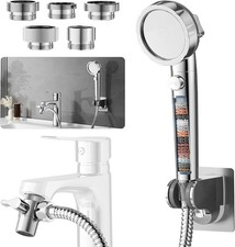 Sink Hose Sprayer Attachment for Faucet, 3 Mode Shower Head Attaches to Tub