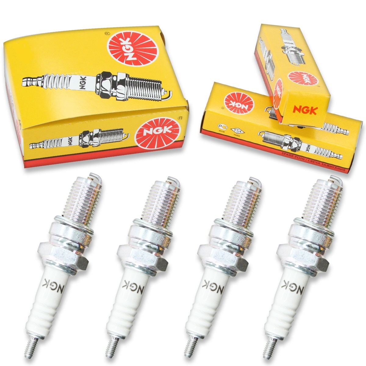 4pcs 1983 Kawasaki KZ550M LTD Shaft NGK Standard Spark Plugs 550cc 33ci Kit it