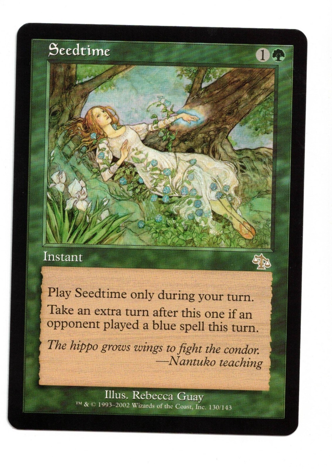 Magic the Gathering MTG Card: Seedtime 130/143 Judgment Vintage Rare! NM