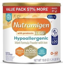 Enfamil Nutramigen LGG Hypoallergenic Powder Infant - 19.8oz Exp 12/2026