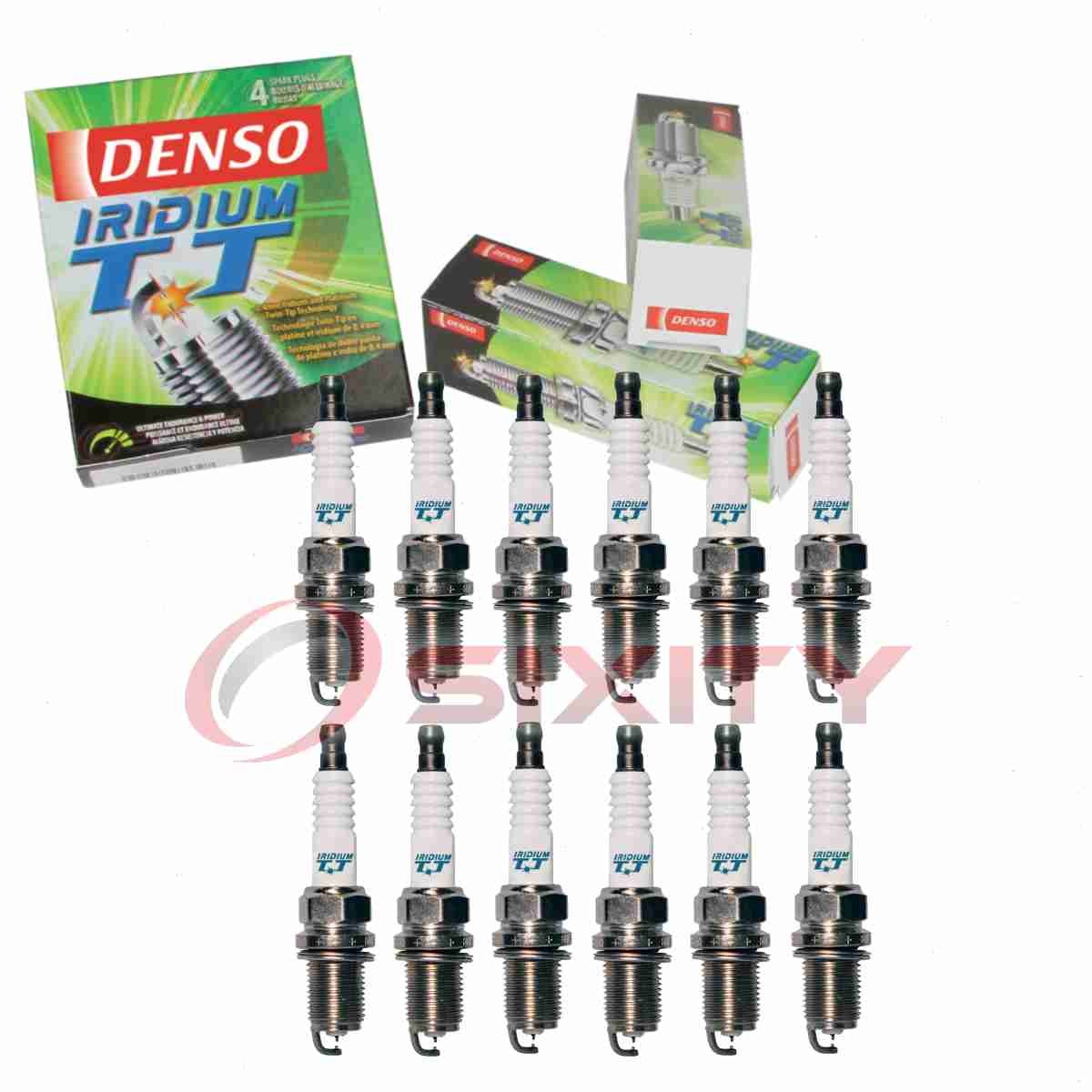12 pc Denso Iridium TT Spark Plugs for 1998 Mercedes-Benz E320 3.2L V6 sw