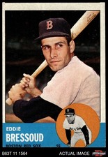1963 Topps #188 Eddie Bressoud Red Sox 2 - GOOD