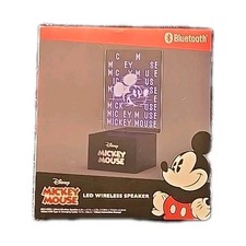 Disney Mickey Mouse LED Wireless Speaker Bluetooth NIB New 