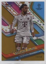 2024 Topps Finest UEFA Club Competitions Gold Refractor 40/50 Michael Olise 0lz4