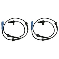 2X Textar ABS-SENSOR Raddrehzahl ABS-FÜHLER Hinten Passend FüR Peugeot 206 206+
