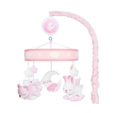 Crib Mobile for Girls, Baby Mobile for Crib with 12 Lullabies Digital Musical...