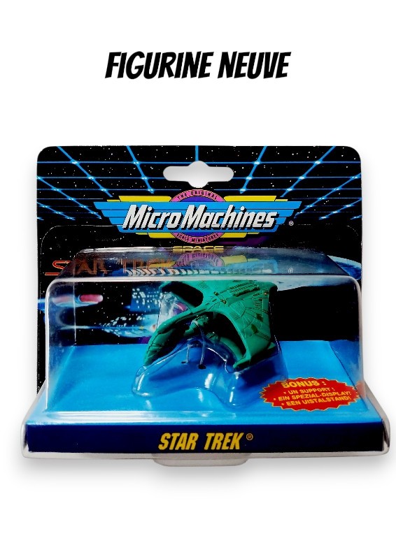 Micro Machines Space Star Trek Klingon Bird of Prey figurine neuve sous blister d'origine