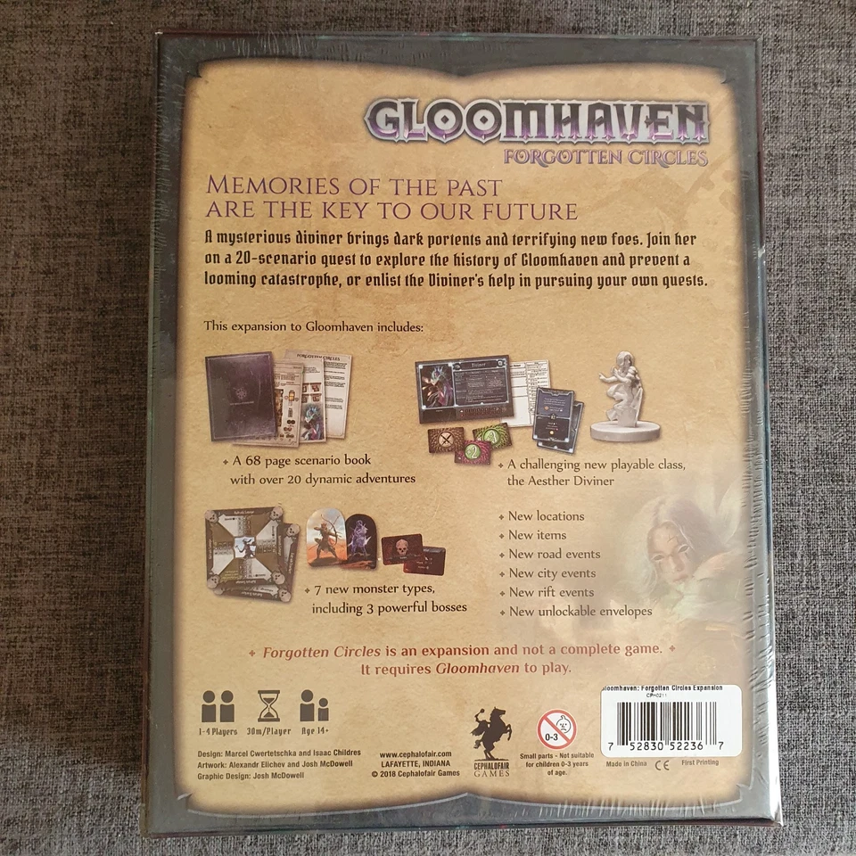 Gloomhaven - Forgotten Circles Expansion with Removable Sticker Set - New - Image 3 of 3