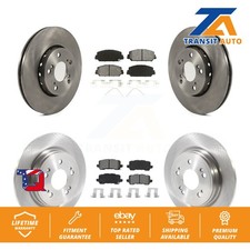 Disc Brake Rotors And Semi-Metallic Pads Front Rear Kit For Acura RLX