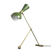 Mid-Century Sputnik Wall Light Stilnovo-style brass table or floor lamp