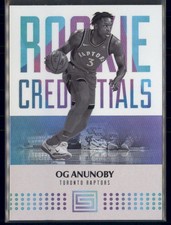 2017-18 Panini Status - Rookie Credentials OG Anunoby #37 (RC)