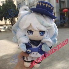 20cm Genshin Impact Furina Dress up Plush Doll Anime Stuffed Cosplay Toys Gift