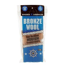 Homax Medium Grade Bronze Wool Pads 3 Pack For Polishing Sanding And Stripping