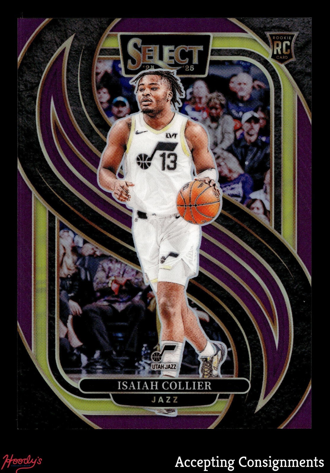 2024-25 Select Purple #178 Isaiah Collier 3/99 Premier Level ROOKIE RC JAZZ