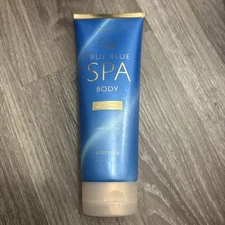 NEW! Bath and Body Works TRUE BLUE SPA Super Rich Thick Body Cream 8 oz w/Shea